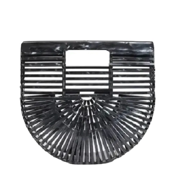 Chic Black Bamboo Women\'s Bag